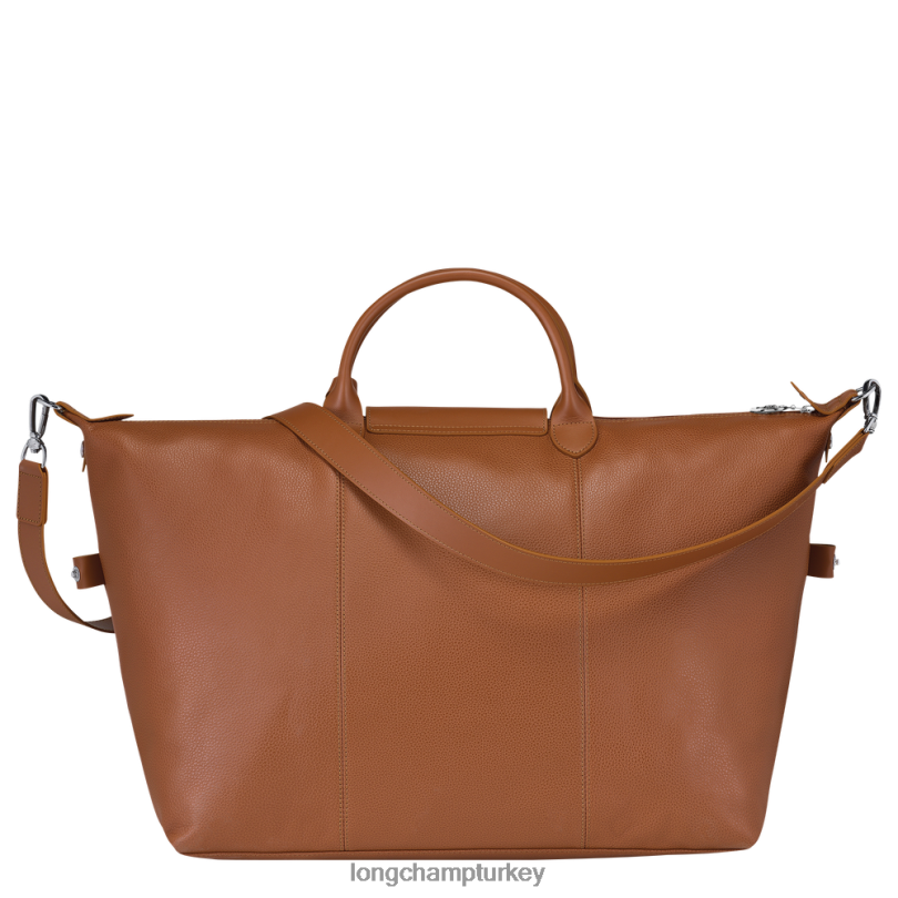 Longchamp çanta karamel kadınlar le foulonne seyahat çantası NJPBL829