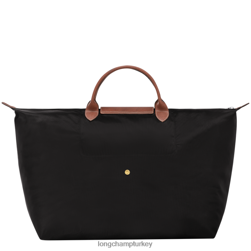 Longchamp çanta siyah kadınlar le pliage orijinal seyahat çantası NJPBL805