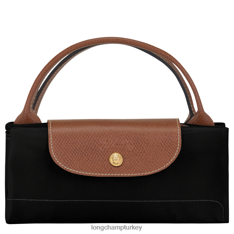 Longchamp çanta siyah kadınlar le pliage orijinal seyahat çantası NJPBL805