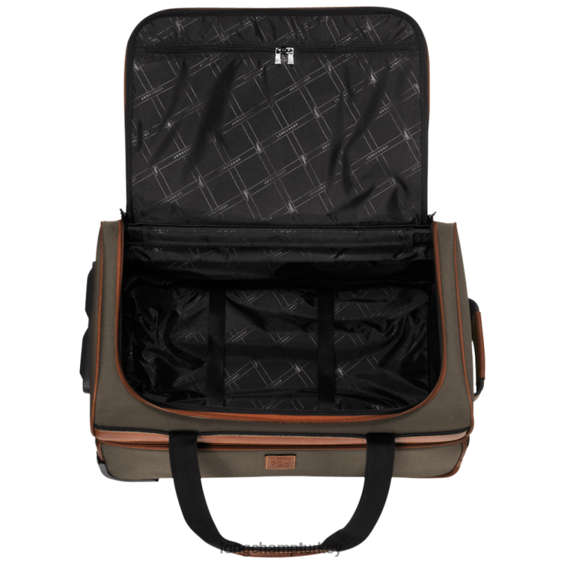 Longchamp çanta kahverengi kadınlar boxford seyahat çantası NJPBL837