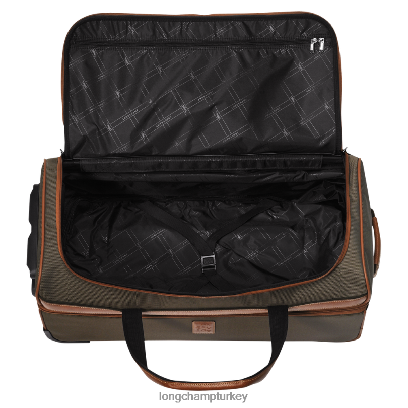 Longchamp çanta kahverengi kadınlar boxford seyahat çantası NJPBL840